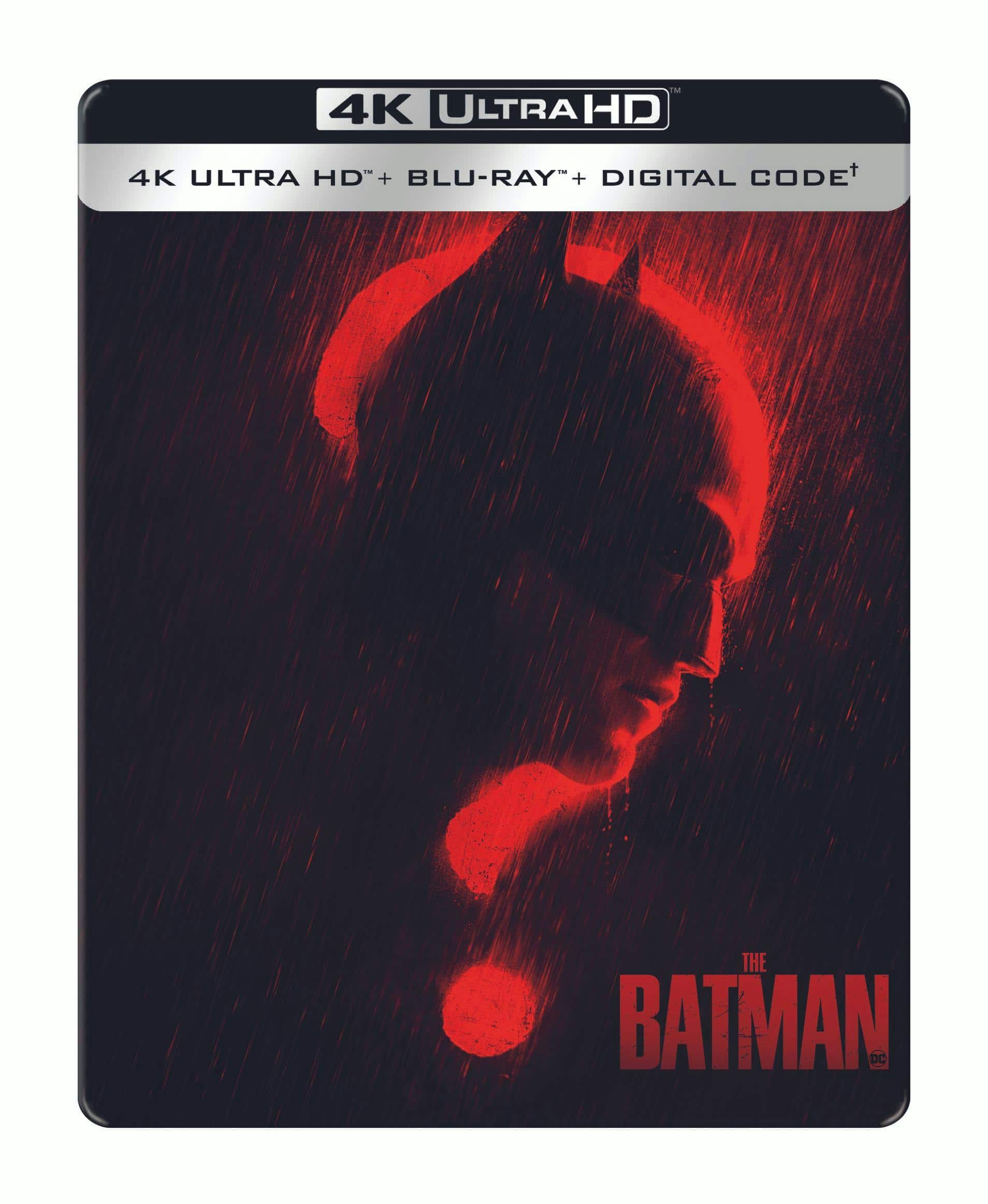 Front. The Batman (4K UHD Steelbook + Blu-ray) [UHD].