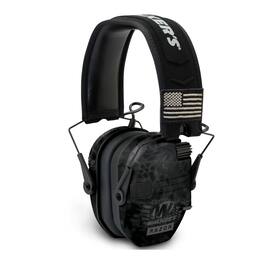 Walkers - Walker's Razor Patriot Series Ultra Low-Profile Electronic Muffs - Kryptek Camo