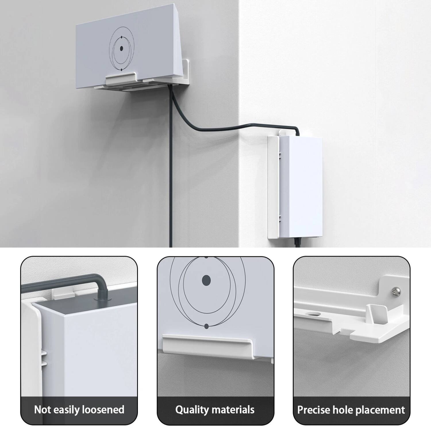 - Not easily loosened
- Quality materials
- Precise hole placement