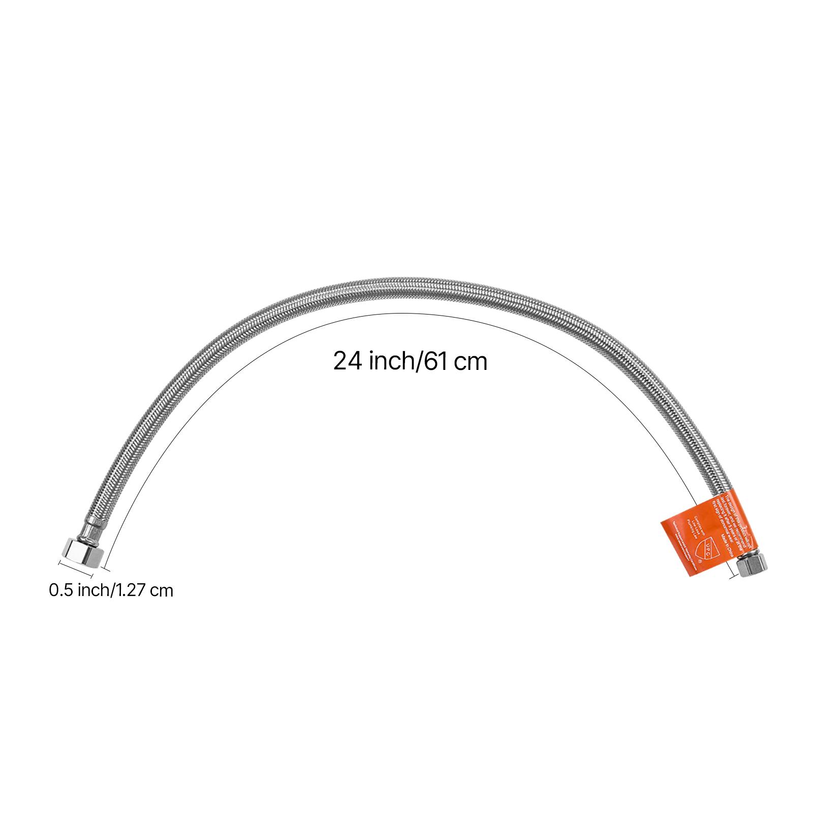 24 inch/61 cm

0.5 inch/1.27 cm