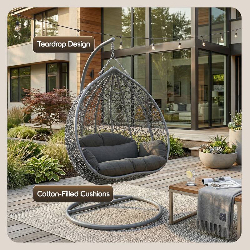 Teardrop Design  
Cotton-Filled Cushions