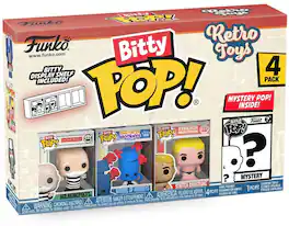 Funko - Bitty POP!: Retro Toys - Mr. Monopoly 4-Pack - COLLECTIBLES - Multicolor