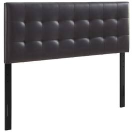Lily Upholstered Vinyl King Headboard by Modway - Brown