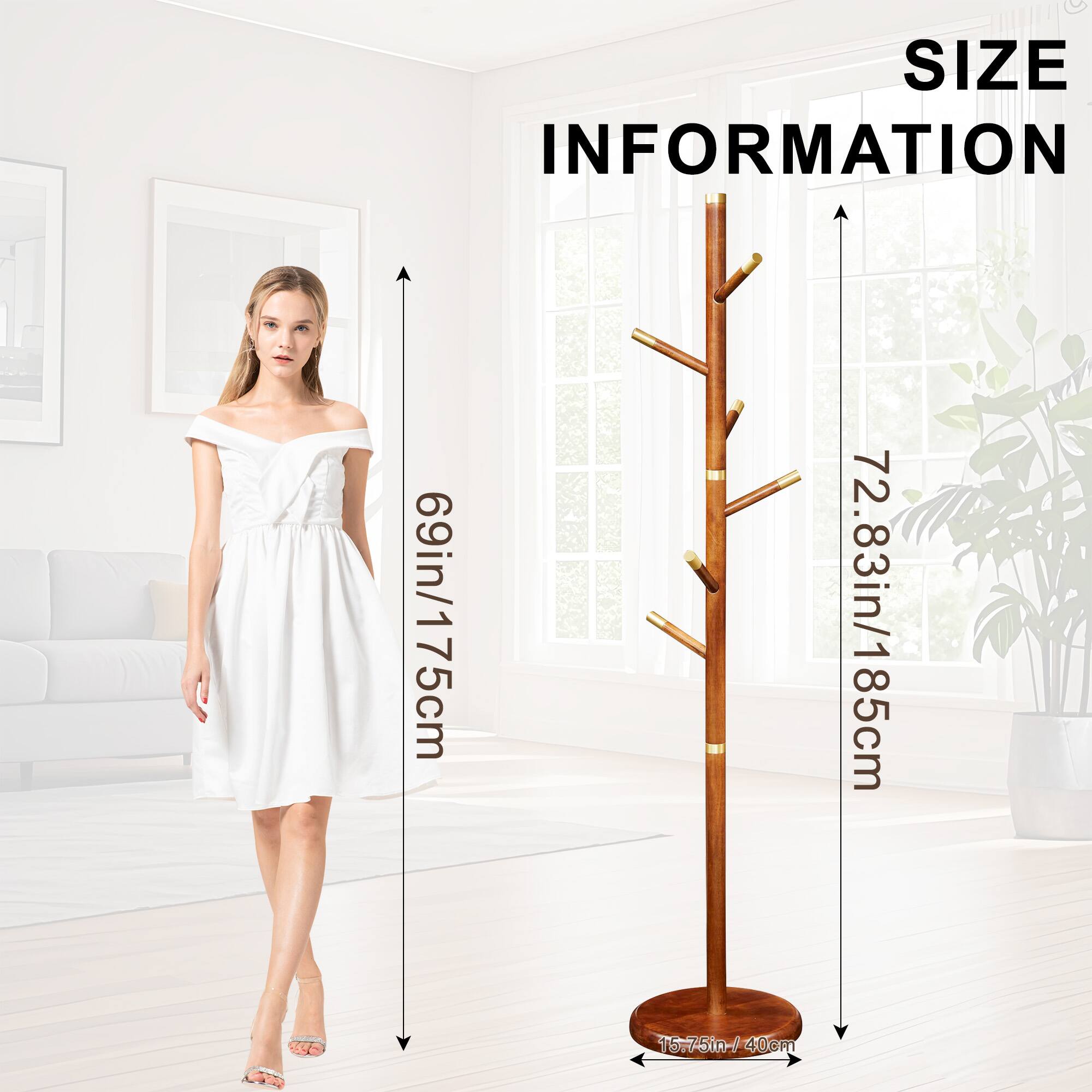 SIZE INFORMATION  
69in/175cm  
72.83in/185cm  
15.75in/40cm