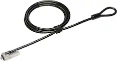 Front. Kensington - Slim Combo Ultra Cable Lock for Standard Security Slot Resettable 4-Digit Universal Fit Durable Steel Cable K60628WW.