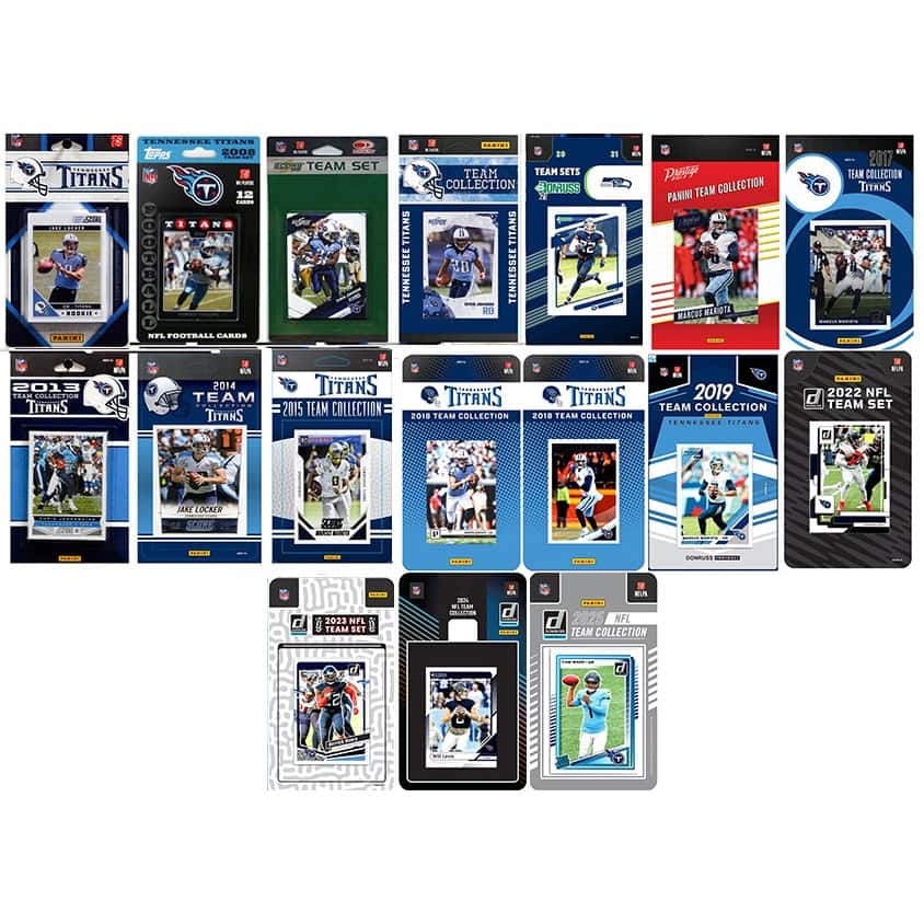 C&I Collectibles - Tennessee Titans Multi-Season Trading Card Set - Multicolor price history on PriceWatchPro