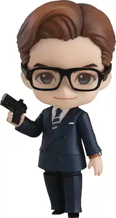 Front. Good Smile Company - Good Smile Company - Kingsmen: Golden Circle - Gary Eggsy Unwin Nendoroid Action Figure (Mr) - Collectibles - Multicolor.