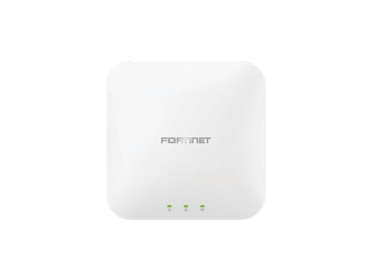 Front. Fortinet - Fortinet FortiAP 231K Wi-Fi 7 9.32Gbps Indoor AP, Tri-Band, 5x Antennas, 5GbE, MIMO, FAP-231K-A.