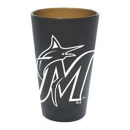 WinCraft - Miami Marlins 16oz. Team Color Silicone Pint Glass - Multicolor