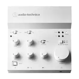 Audio-Technica - AT-UMX3 USB Desktop Audio Mixer, White
