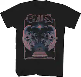 PopMarket - Gojira - Gojira - Faces T-shirt - XL Black 22GOJ028A4 - APPAREL - Multicolor