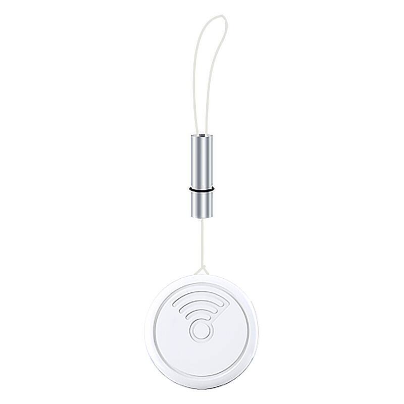 Front. Cluzine - AirTag Smart Anti-Lost Device Global Finder Locator Anti-Lost Pet Tracker Compatible with Apple - White.