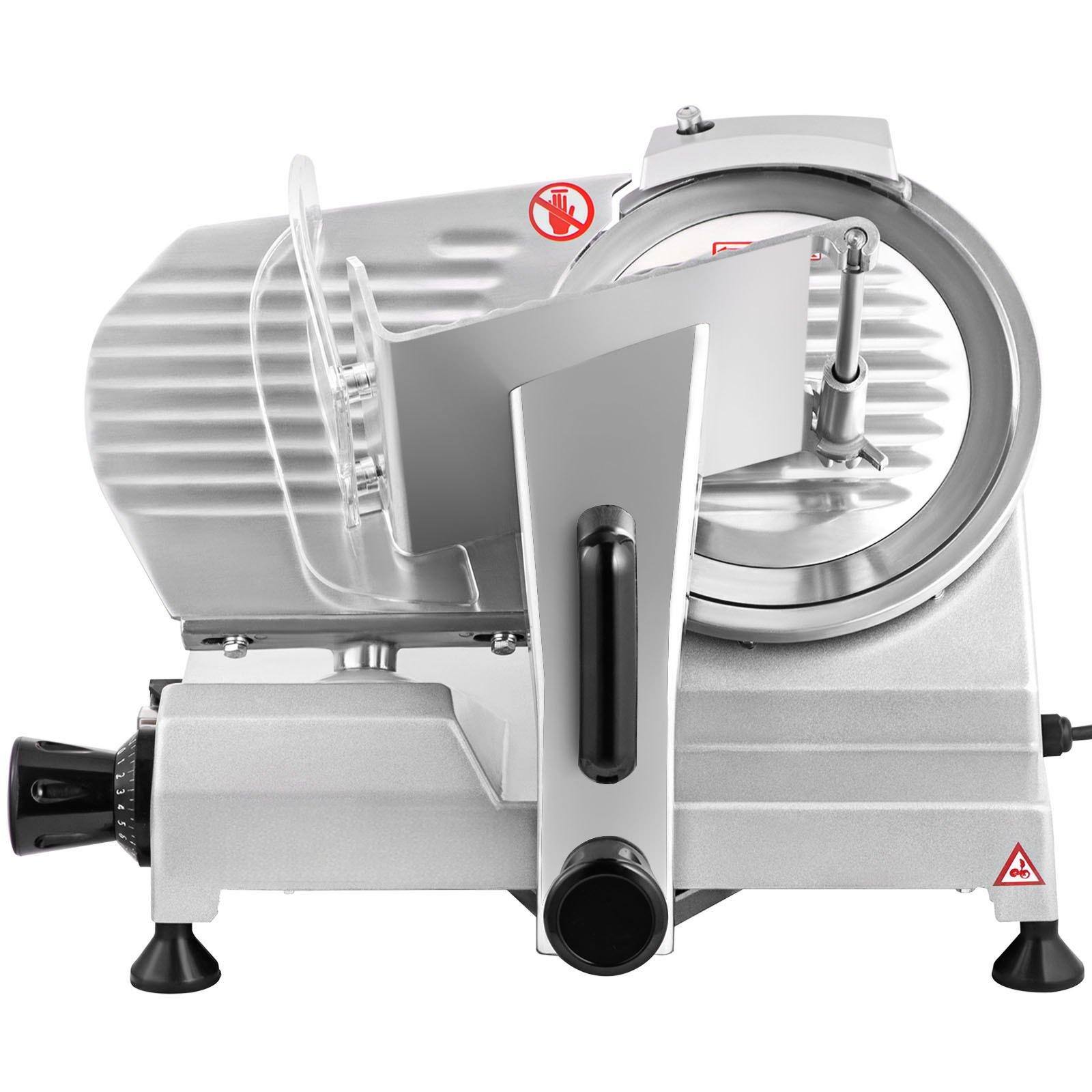 Alt View 10. Glintex - Commercial Meat Slicer 200W 8 Inch Carbon Blade Adjustable Thickness Electric Cutters & Slicers Home Deli.