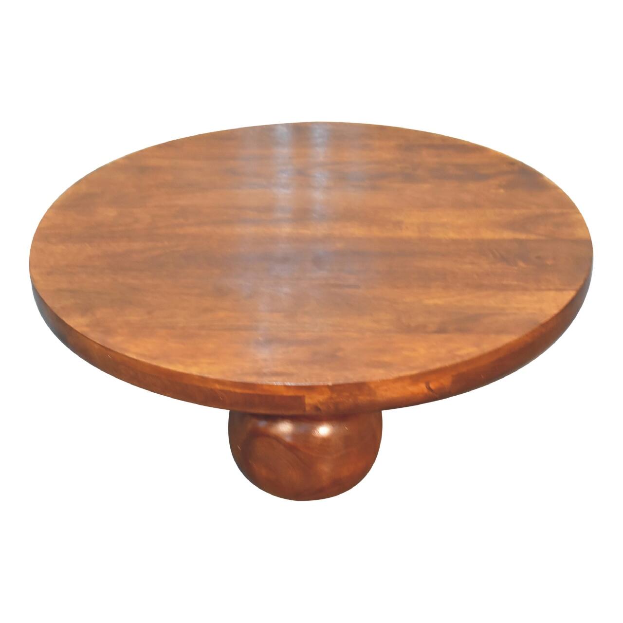 Back. Artisan Furniture - Artisan Furniture Solid Wood Chestnut Central Ball Table, Brown - Brown.