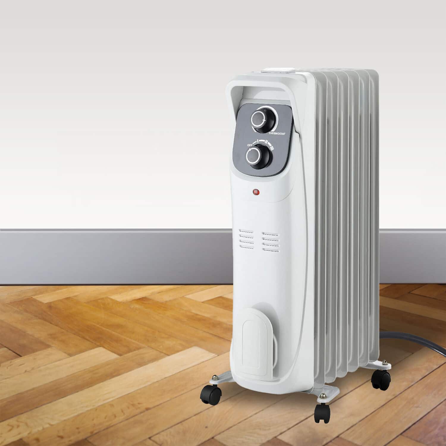 Alt View 14. Lifesmart - 1500W Oil Filled Radiator - White.