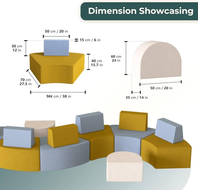 Dimension Showcasing

- 96 cm / 38 in
- 70 cm / 27.5 in
- 30 cm / 12 in
- 50 cm / 20 in
- 15 cm / 6 in
- 40 cm / 15.7 in
- 60 cm / 24 in
- 50 cm / 20 in
- 35 cm / 14 in