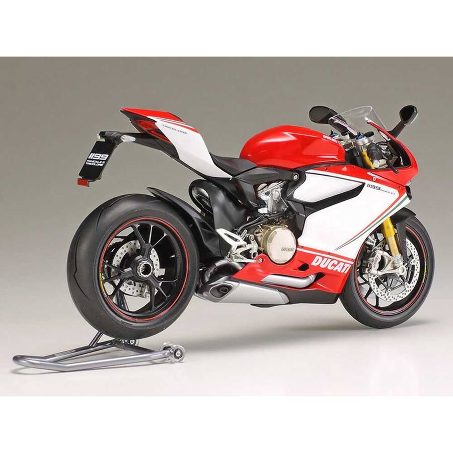 Remote Stand Cycle Model Kit Ducati 1199 Panigale S Motorcycle 1/12 Scale Model by Tamiya ...