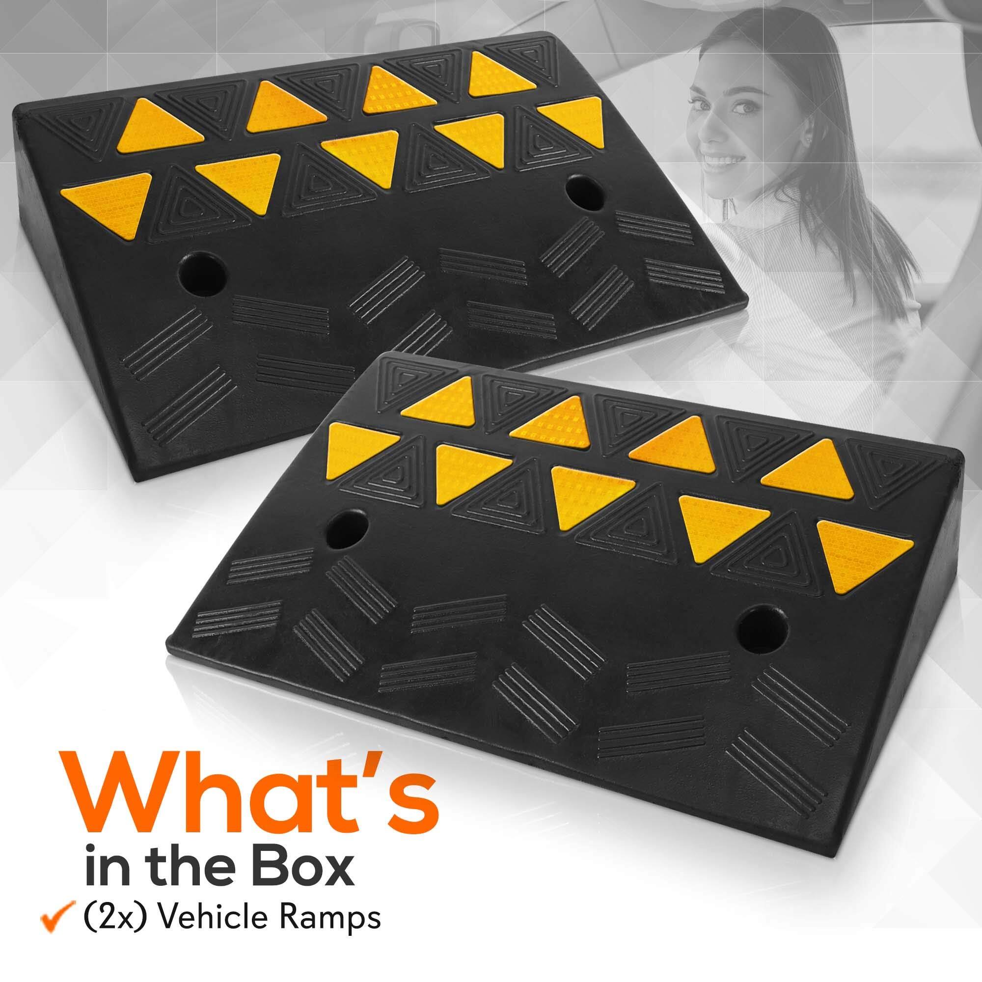 What's in the Box (2x) Vehicle Ramps