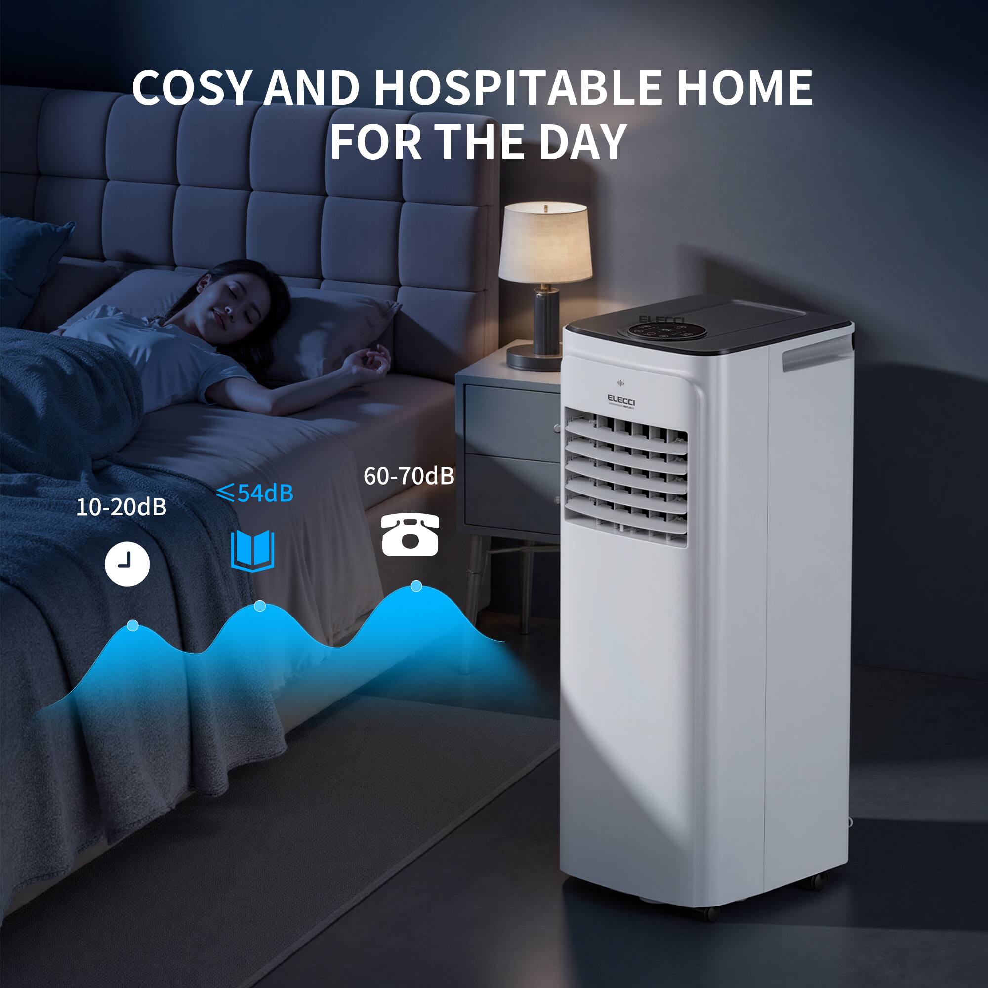 COSY AND HOSPITABLE HOME FOR THE DAY

10-20dB
≤54dB
60-70dB