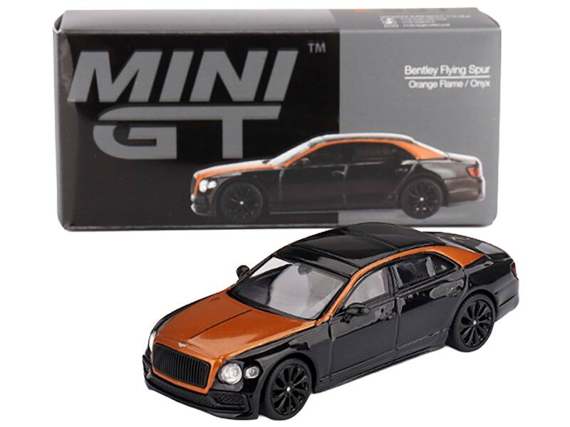 MINI GT  
Bentley Flying Spur  
Orange Flame / Onyx