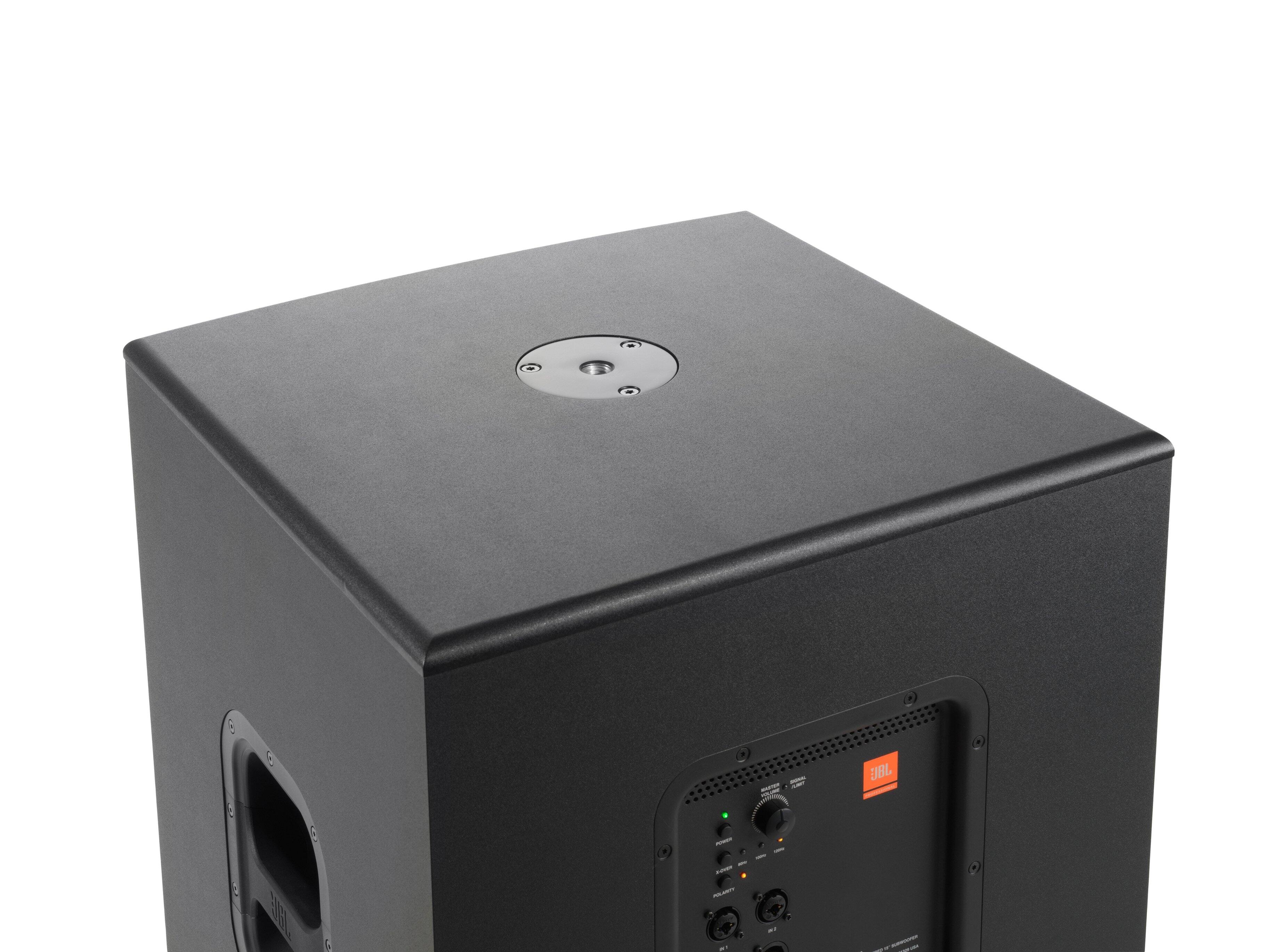 Alt View 11. JBL - IRX115S 1300W 15" Portable Powered PA Subwoofer - Black.