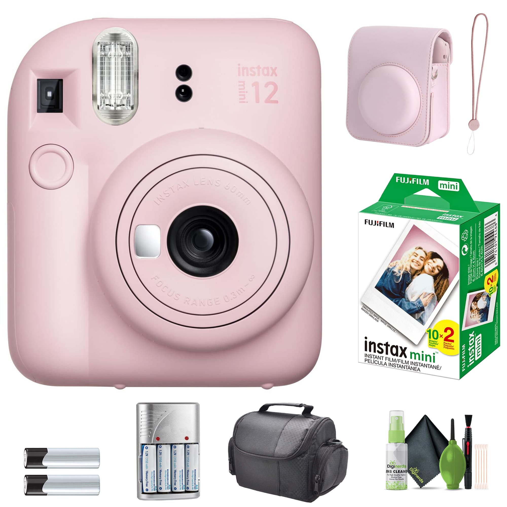 Fujifilm - INSTAX MINI 12 Instant Film Camera with Instant Film - Blossom Pink price history on PriceWatchPro