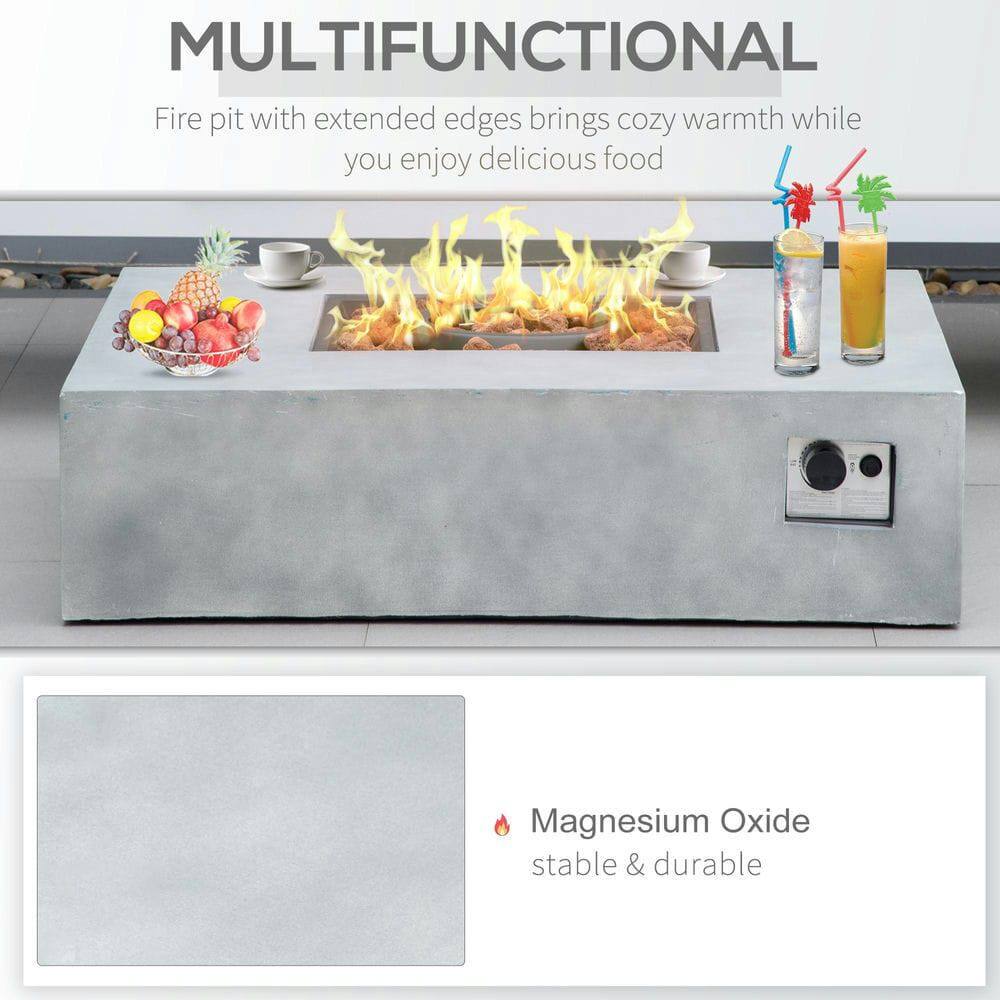 MULTIFUNCTIONAL  
Fire pit with extended edges brings cozy warmth while you enjoy delicious food  

Magnesium Oxide  
stable & durable