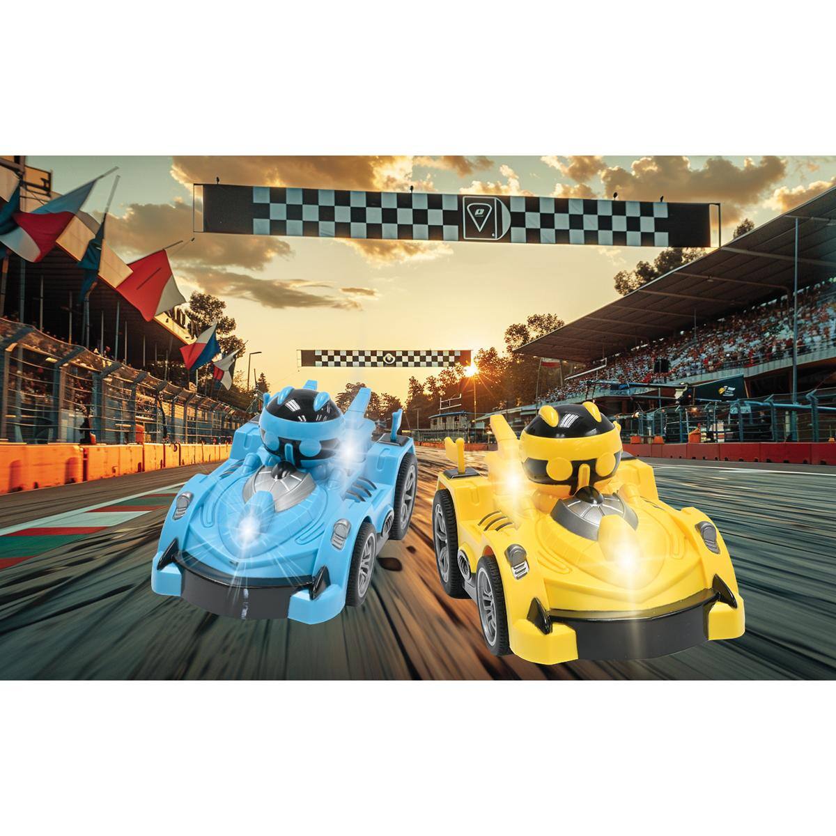 Alt View 4. Lexibook - CROSSLANDER® BUMPER Set of 2 Bumper cars with 2 removable figures with light and sound effects.