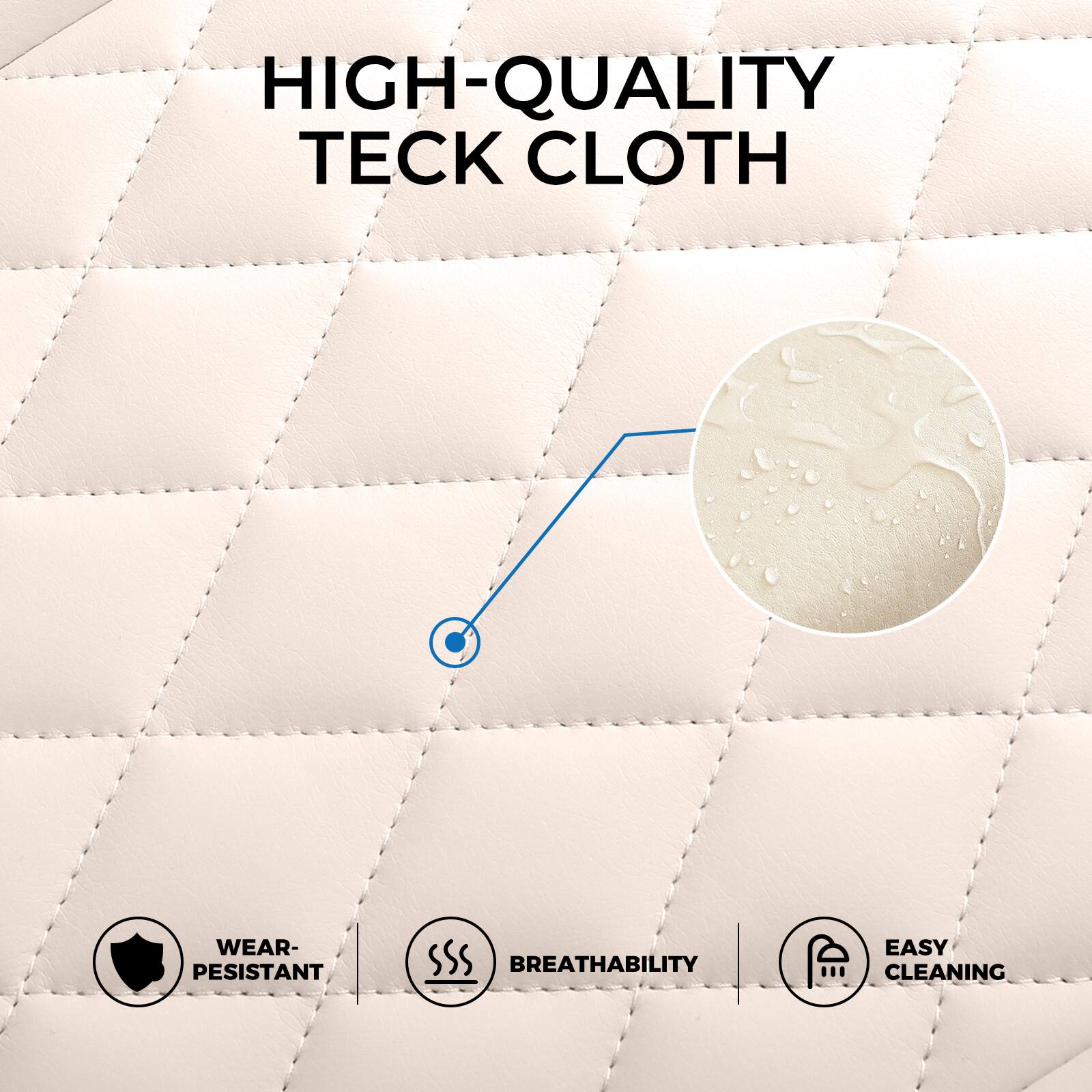 HIGH-QUALITY TECH CLOTH

WEAR-RESISTANT  
BREATHABILITY  
EASY CLEANING