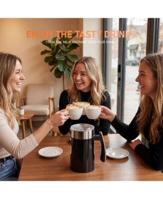 ENJOY THE TASTY DRINKS FROM THE MILK FROTHER WITH YOUR FAMILY