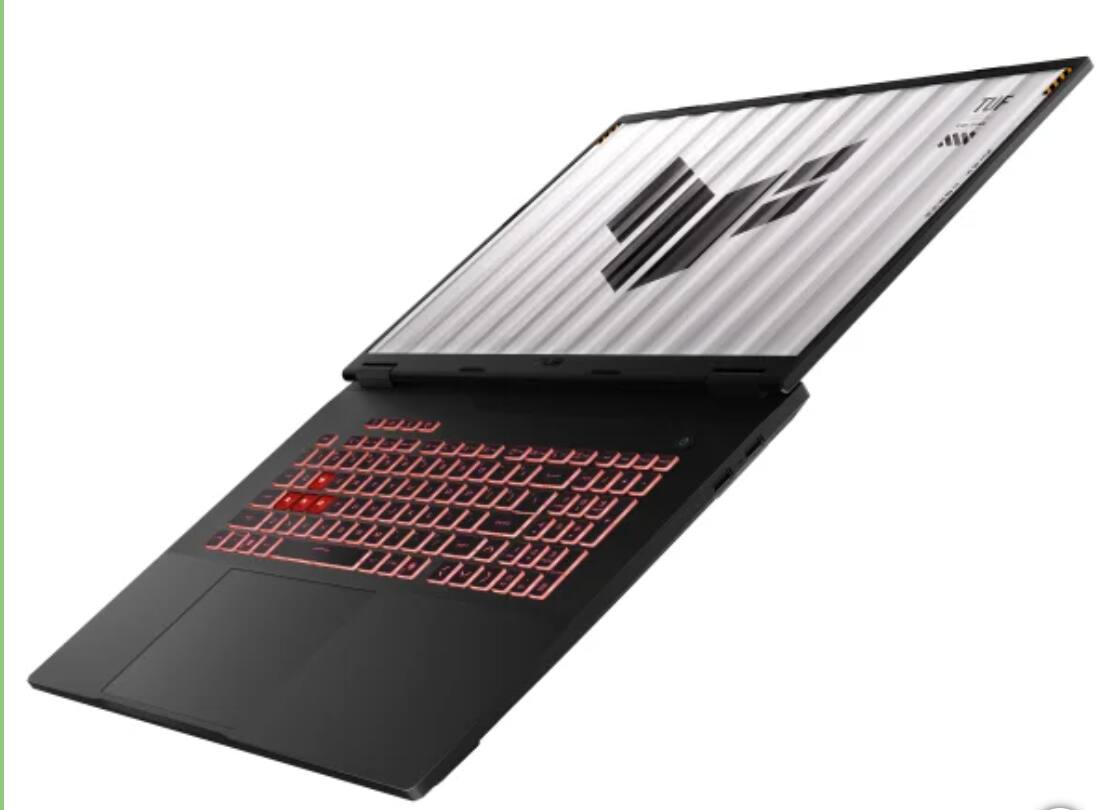 Alt View 3. ASUS - ASUS A18 FA808UM-IS74 Gray Gaming Laptop, Ryzen 7 260, 32GB, 1TB SSD, 18 (1920x1200), RTX 5060, Win 11 Pro - Gray.