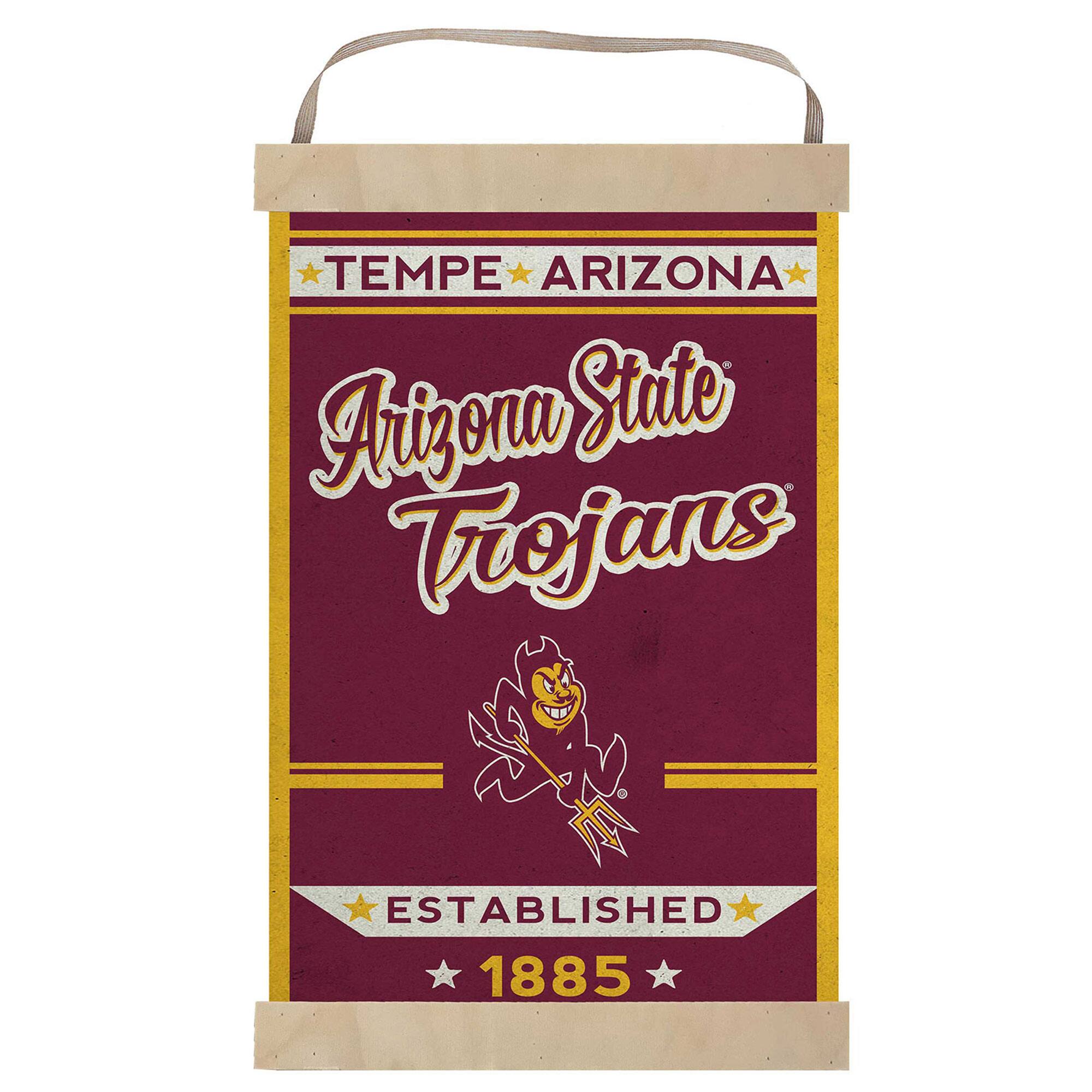 TEMPE ARIZONA  
Arizona State Trojans  
ESTABLISHED 1885