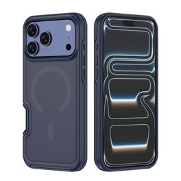 Dteck - for Apple iPhone 17 Pro Max Magnetic Shockproof Case,Drop Protection Heavy Duty Phone Cover,Compatible with Mag Safe - Darkblue