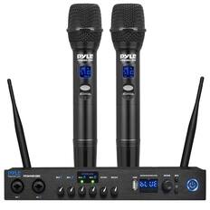 PYLE
PDWM813BK
PYLE
PDWM813BK
PYLE
PyleUSA.com
PDWM813BK
MIC 1
MIC 2
MIC A
MIC B
ECHO
MUSIC
USB
BT
WIRELESS MICROPHONE SYSTEM
MODE
REC
60 LUE
MIC 1
MIC 2