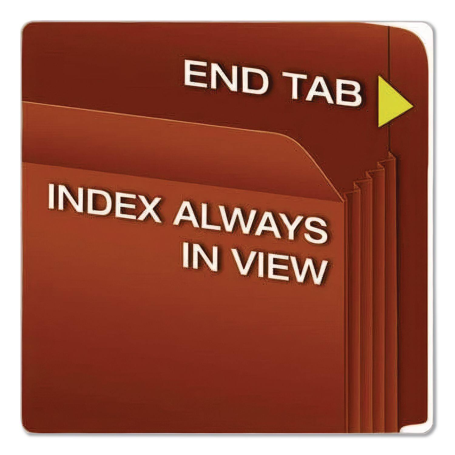 END TAB  
INDEX ALWAYS IN VIEW
