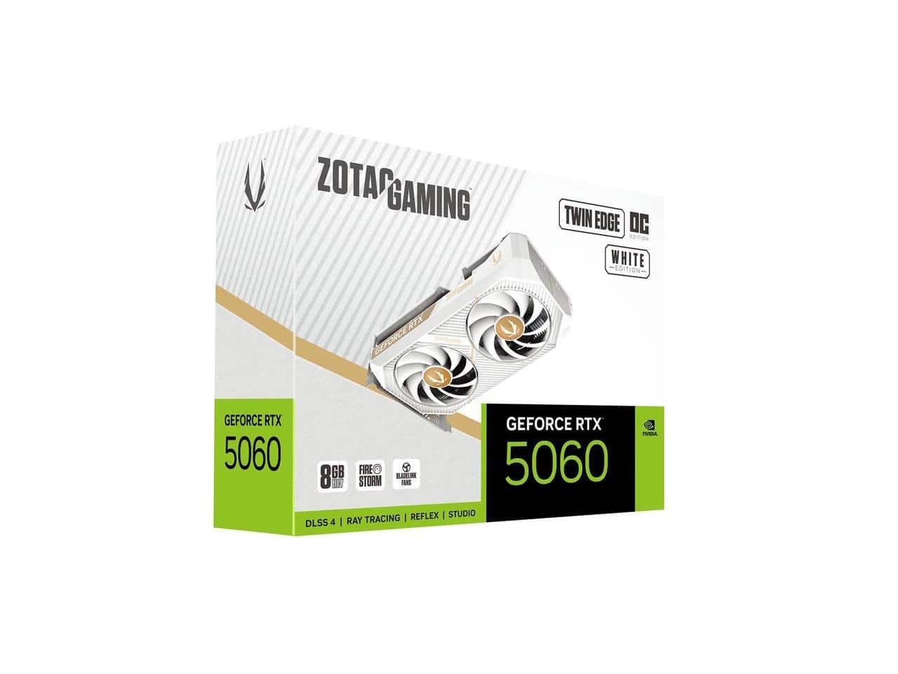 ZOTAC RTX 5060 Twin Edge OC White 8GB GDDR7 PCIe 5.0 x8 - Best Buy