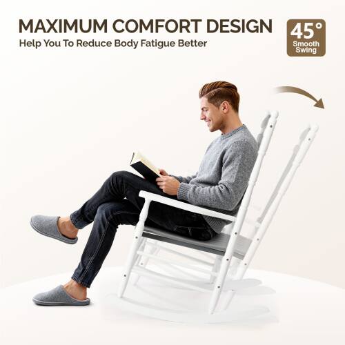MAXIMUM COMFORT DESIGN  
Help You To Reduce Body Fatigue Better  

45° Smooth Swing