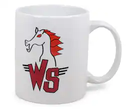 Surreal Entertainment - Bill & Ted Wyld Stallyns Logo Ceramic Mug Exclusive | Holds 11 Ounces - White