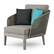 Angle. Simpli Home - Carmel Outdoor Conversation Chair - Sand Drift.