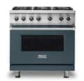 Viking - 5-Series Gas Sealed Burner Range - Squall
