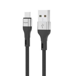 Energizer - Braided Micro USB Cable – 4ft Durable Cord with Rugged Aluminum Alloy Shell - Black