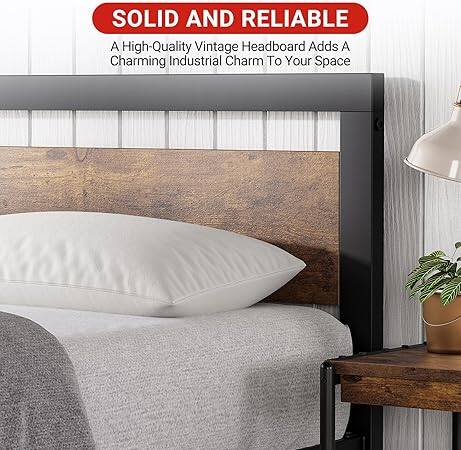 SOLID AND RELIABLE  
A High-Quality Vintage Headboard Adds A Charming Industrial Charm To Your Space