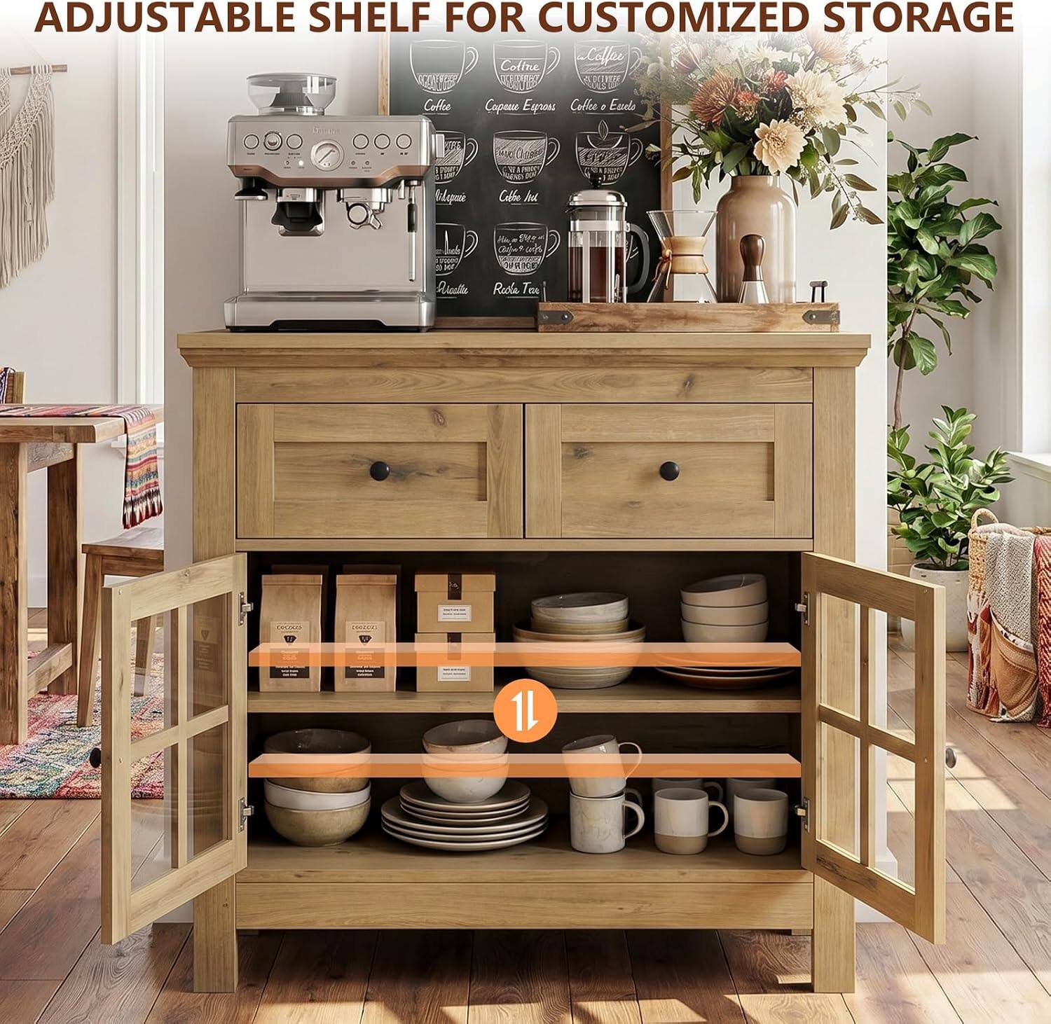 ADJUSTABLE SHELF FOR CUSTOMIZED STORAGE