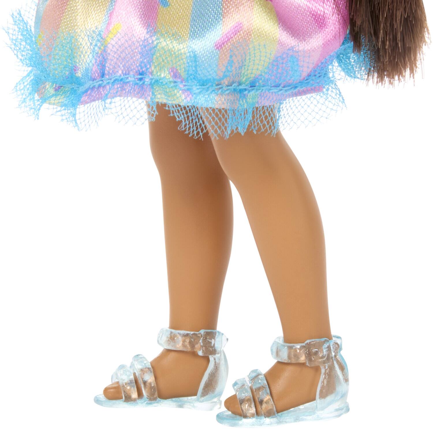 Alt View 4. Mattel - Barbie Club Chelsea Birthday-Themed Small Doll with Party Accessories, Brunette   - COLLECTIBLES - Multicolor.
