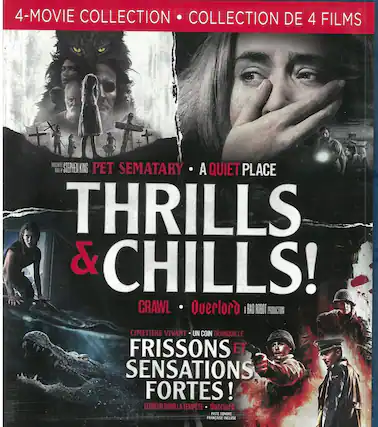 Front. Thrills and Chills 4-Movie Collection - BLU-RAY.