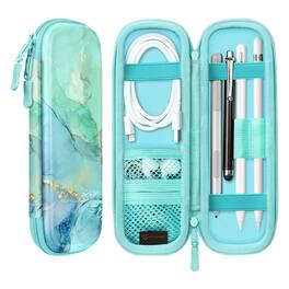 Kitcheniva - Shockproof Apple Pencil Case Stylus Smartpen Carrying Bag Sleeve - Emerald Marble