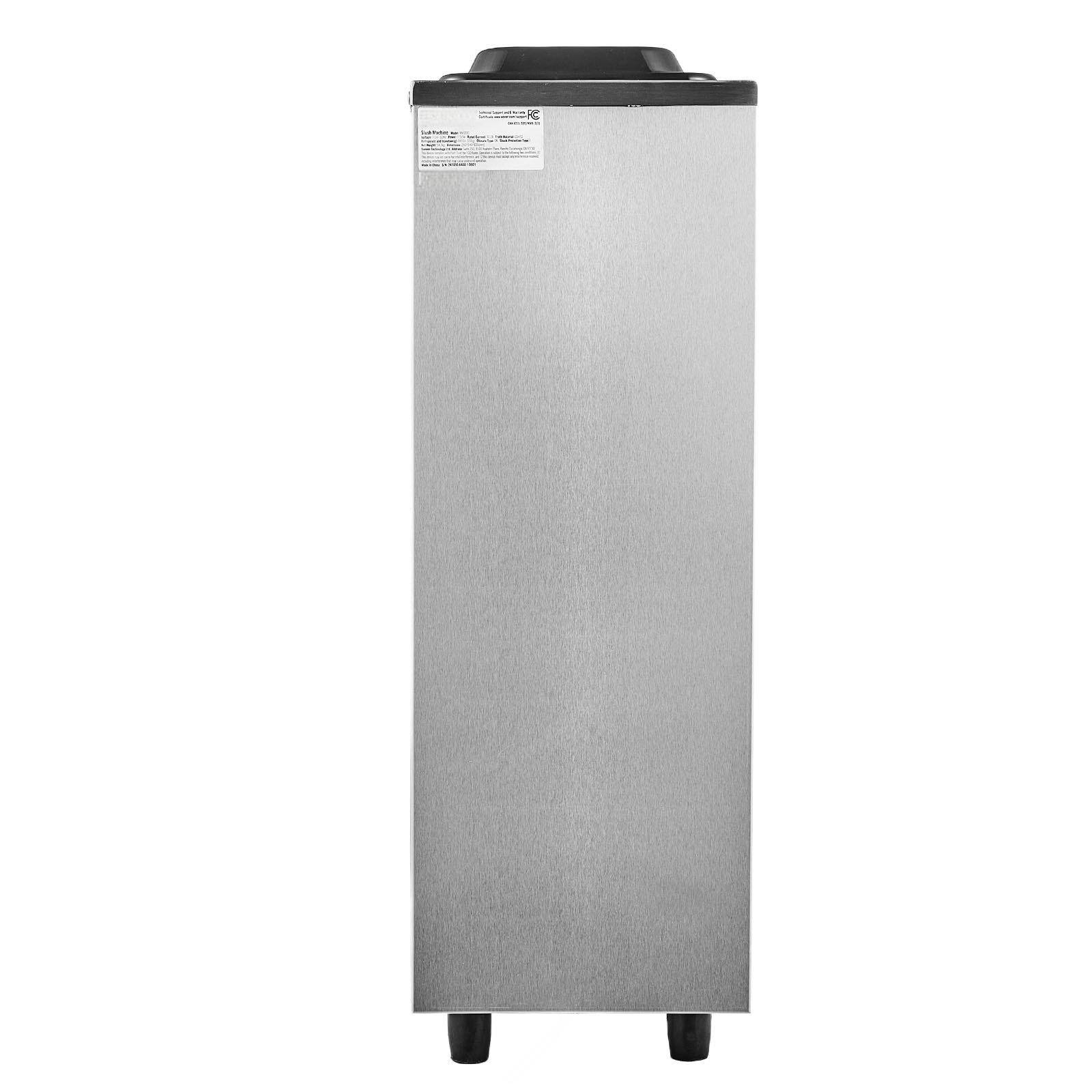 Alt View 10. Glintex - Commercial Slushie Machine 12L Single Tank Cool and Freeze Modes Frozen Drink Maker for Bar Home - Silver.