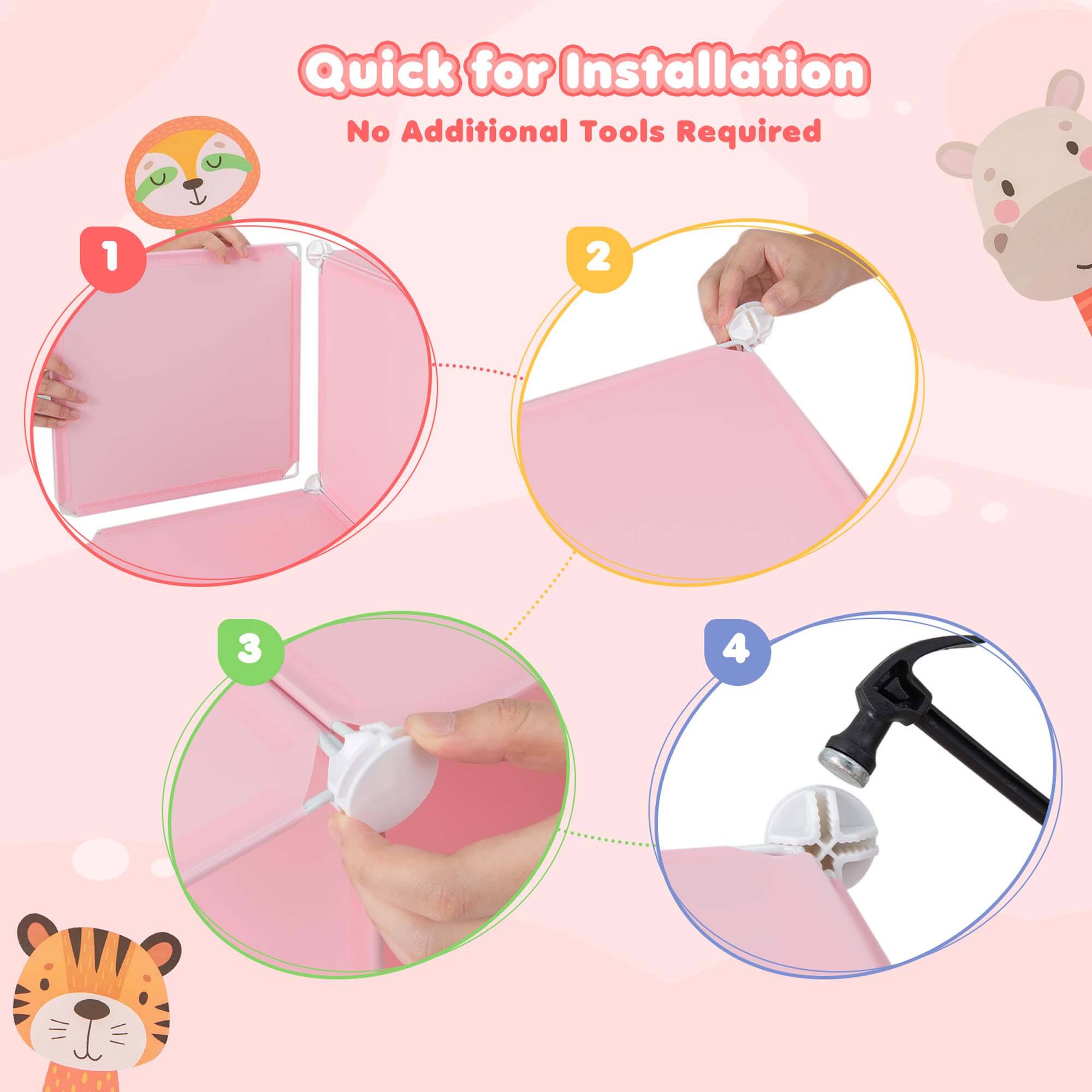 Quick for Installation  
No Additional Tools Required  

1  
2  
3  
4