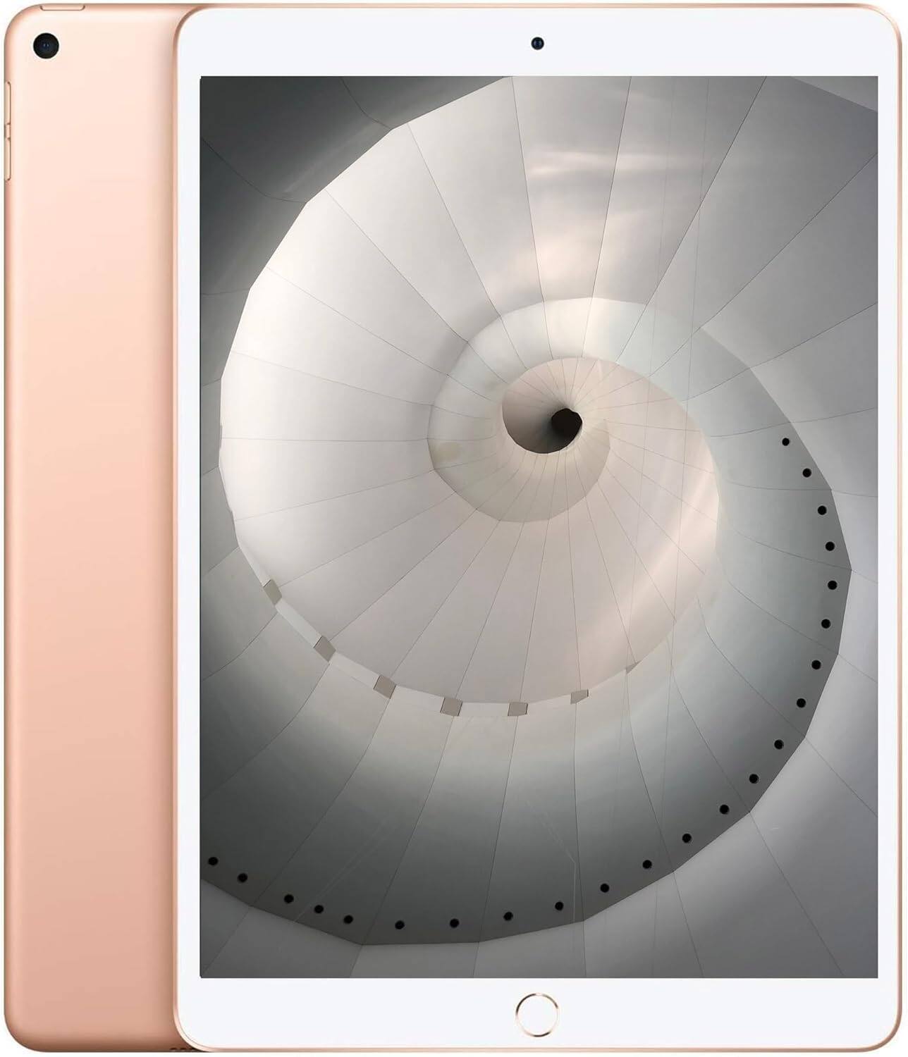 Alt View 6. Apple - 10.5" iPad Air 64GB Wi-Fi + 4G LTE - Gold - Gold.