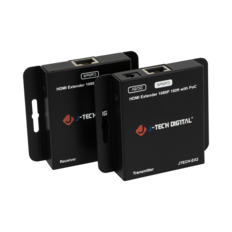 HDMI Extender 1080P 160ft with PoC
J-TECH DIGITAL
Receiver
Transmitter
JTECH-EX2